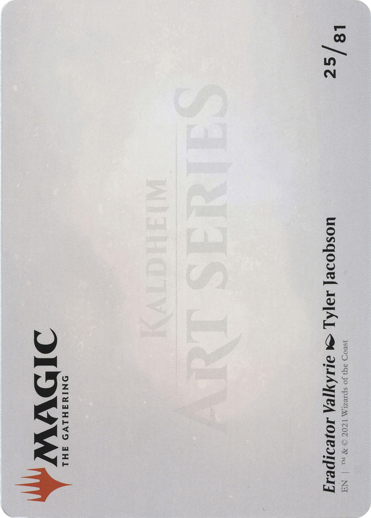Eradicator Valkyrie // Eradicator Valkyrie (AKHM-025) - Kaldheim Art Series (Borderless) - Premium MTG Single from Wizards of the Coast - Just $0! Shop now at Game Crave Tournament Store