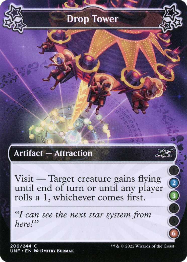 Drop Tower (UNF-209A) - Unfinity Foil - Premium MTG Single from Wizards of the Coast - Just $0.09! Shop now at Game Crave Tournament Store