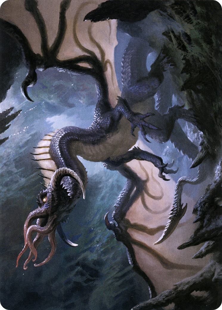 Brainstealer Dragon // Brainstealer Dragon (ACLB-031) - Battle for Baldur's Gate Art Series (Borderless) - Premium MTG Single from Wizards of the Coast - Just $0! Shop now at Game Crave Tournament Store