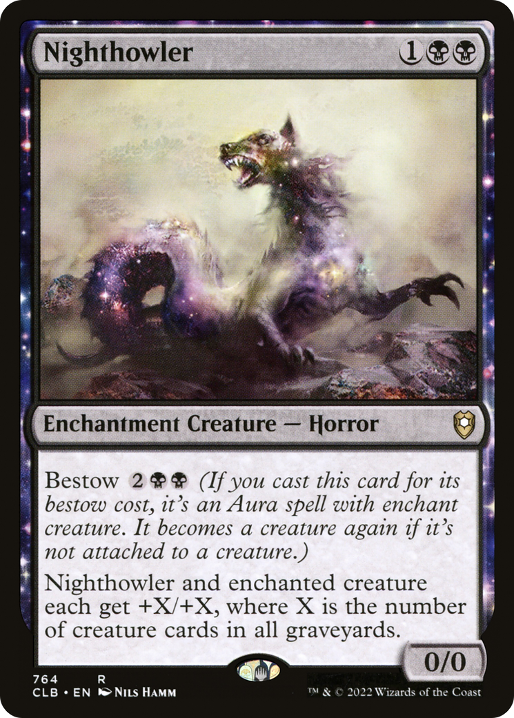 Nighthowler (CLB-764) - Commander Legends: Battle for Baldur's Gate: (nyxtouched) - Premium MTG Single from Wizards of the Coast - Just $0.25! Shop now at Game Crave Tournament Store