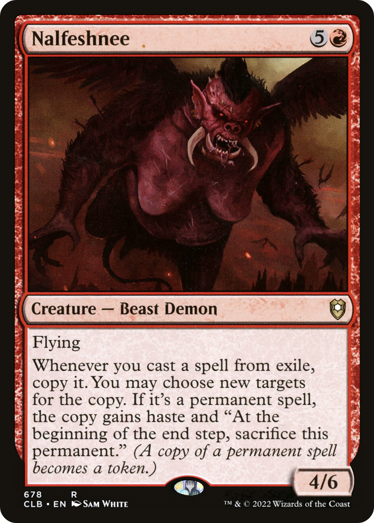 Nalfeshnee (CLB-678) - Commander Legends: Battle for Baldur's Gate - Premium MTG Single from Wizards of the Coast - Just $5.22! Shop now at Game Crave Tournament Store