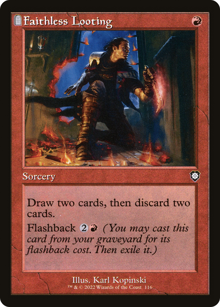 Faithless Looting (BRC-116) - The Brothers' War Commander - Premium MTG Single from Wizards of the Coast - Just $0.45! Shop now at Game Crave Tournament Store