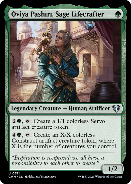 Oviya Pashiri, Sage Lifecrafter (CMM-311) - Commander Masters - Premium MTG Single from Wizards of the Coast - Just $0.08! Shop now at Game Crave Tournament Store