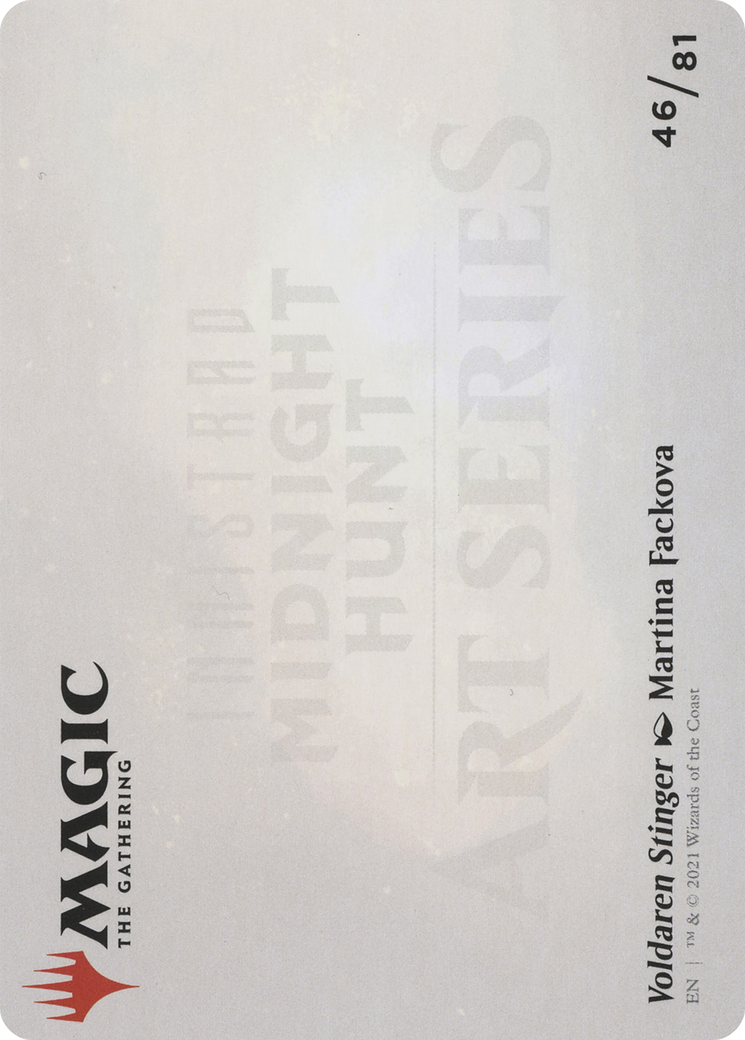 Voldaren Stinger // Voldaren Stinger (AMID-046) - Midnight Hunt Art Series (Borderless) Foil - Premium MTG Single from Wizards of the Coast - Just $0! Shop now at Game Crave Tournament Store