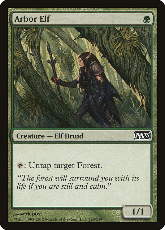 Arbor Elf (M13-160) - Magic 2013 - Premium MTG Single from Wizards of the Coast - Just $0.29! Shop now at Game Crave Tournament Store