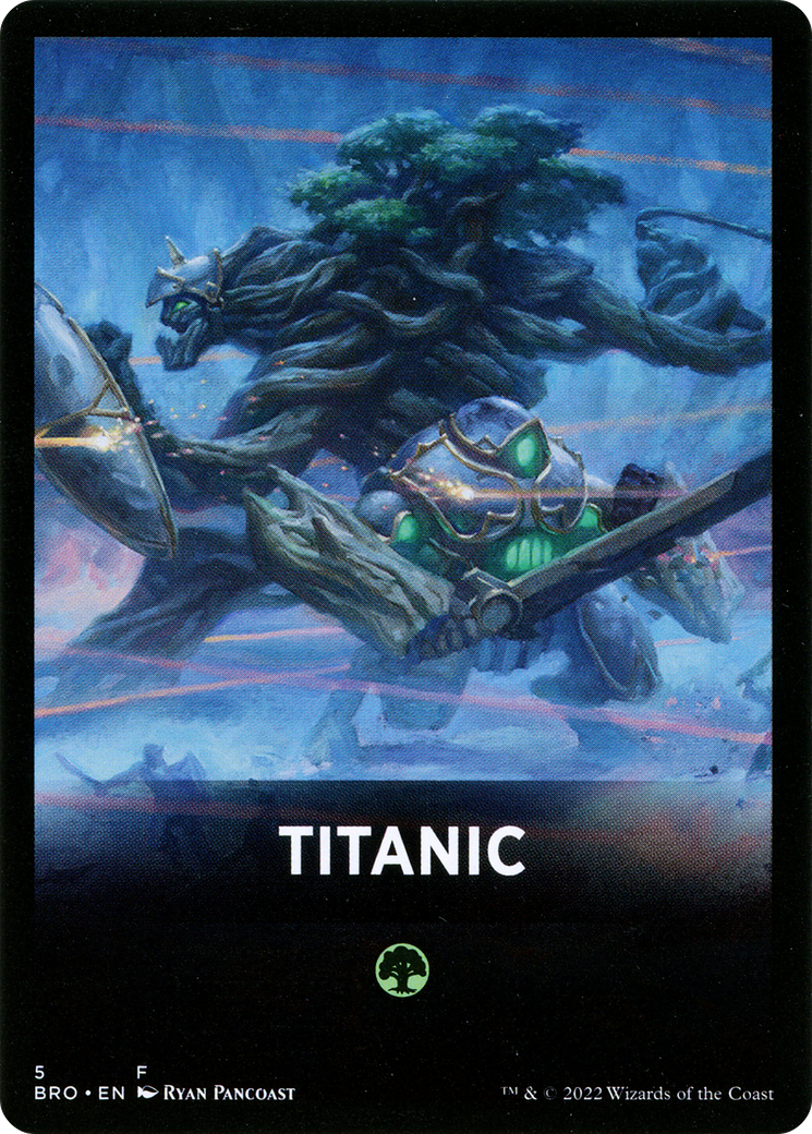 Titanic (FBRO-005) - The Brothers' War Jumpstart Front Cards Foil - Premium MTG Single from Wizards of the Coast - Just $0! Shop now at Game Crave Tournament Store