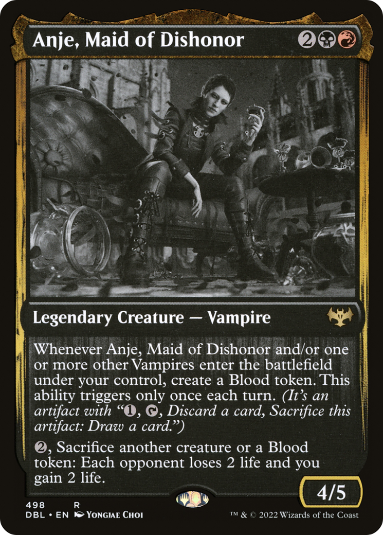 Anje, Maid of Dishonor (DBL-498) - Innistrad: Double Feature - Premium MTG Single from Wizards of the Coast - Just $0.16! Shop now at Game Crave Tournament Store