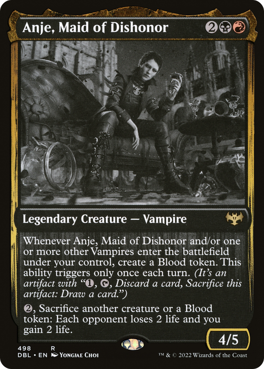 Anje, Maid of Dishonor (DBL-498) - Innistrad: Double Feature - Premium MTG Single from Wizards of the Coast - Just $0.16! Shop now at Game Crave Tournament Store