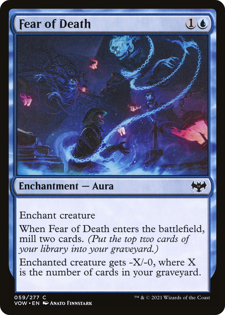 Fear of Death (VOW-059) - Innistrad: Crimson Vow - Premium MTG Single from Wizards of the Coast - Just $0.08! Shop now at Game Crave Tournament Store