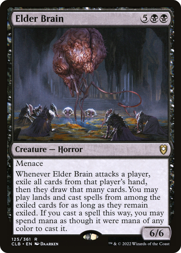 Elder Brain (CLB-125) - Commander Legends: Battle for Baldur's Gate - Premium MTG Single from Wizards of the Coast - Just $0.32! Shop now at Game Crave Tournament Store