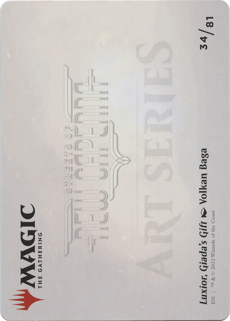 Luxior, Giada's Gift // Luxior, Giada's Gift (ASNC-034) - New Capenna Art Series (Borderless) Foil - Premium MTG Single from Wizards of the Coast - Just $0! Shop now at Game Crave Tournament Store