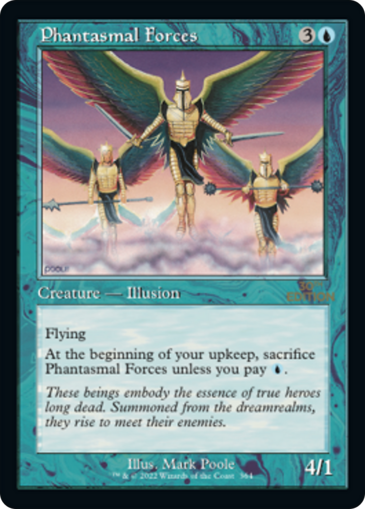 Phantasmal Forces (30A-364) - 30th Anniversary Edition - Premium MTG Single from Wizards of the Coast - Just $61.20! Shop now at Game Crave Tournament Store