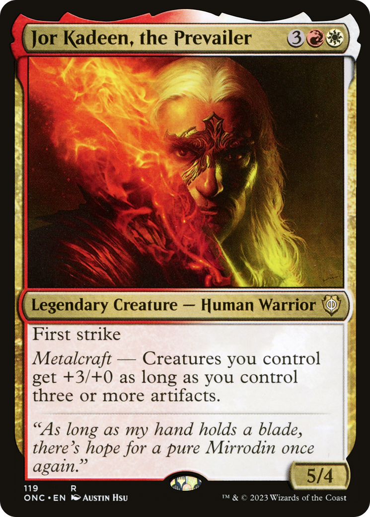 Jor Kadeen, the Prevailer (ONC-119) - Phyrexia: All Will Be One Commander - Premium MTG Single from Wizards of the Coast - Just $0.08! Shop now at Game Crave Tournament Store