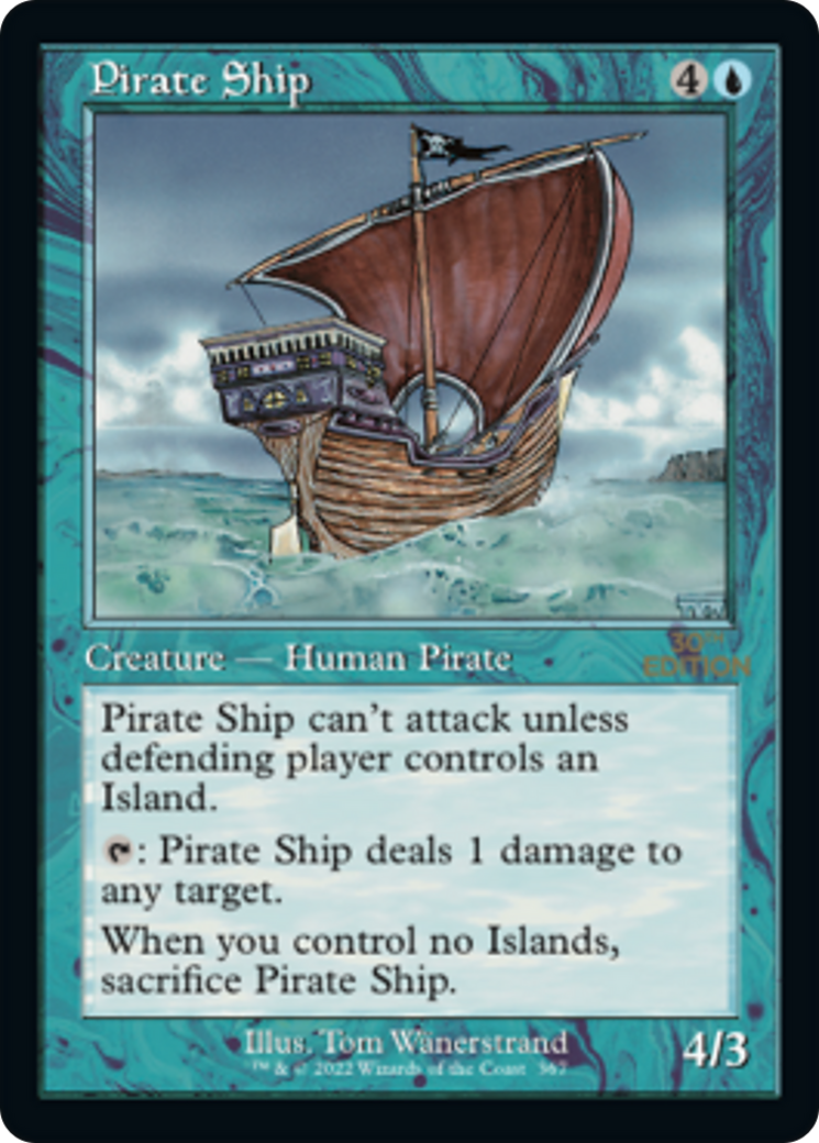 Pirate Ship (30A-367) - 30th Anniversary Edition - Premium MTG Single from Wizards of the Coast - Just $24! Shop now at Game Crave Tournament Store