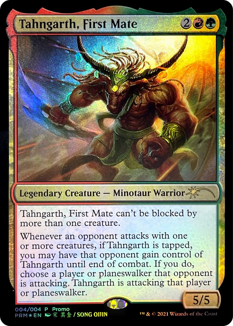 Tahngarth, First Mate (PL21-004) - Year of the Ox 2021 Foil - Premium MTG Single from Wizards of the Coast - Just $1.66! Shop now at Game Crave Tournament Store