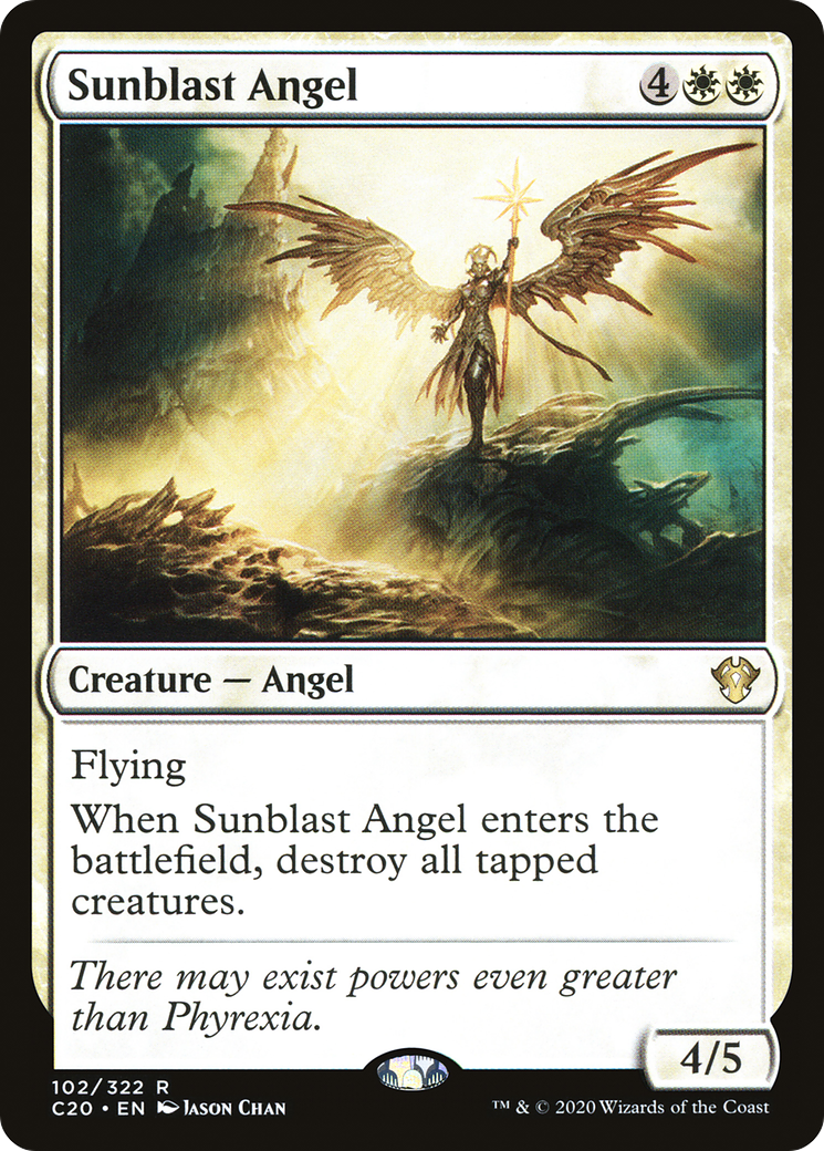 Sunblast Angel (C20-102) - Commander 2020 - Premium MTG Single from Wizards of the Coast - Just $0.08! Shop now at Game Crave Tournament Store