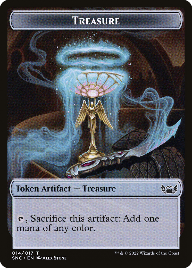 Treasure (TSNC-014) - Streets of New Capenna Tokens - Premium MTG Single from Wizards of the Coast - Just $0! Shop now at Game Crave Tournament Store