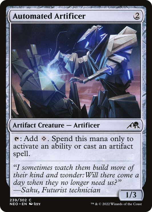 Automated Artificer (NEO-239) - Kamigawa: Neon Dynasty - Premium MTG Single from Wizards of the Coast - Just $0.08! Shop now at Game Crave Tournament Store