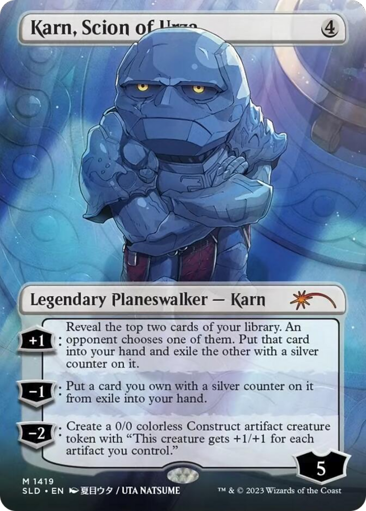 Karn, Scion of Urza (SLD-1419★) - Secret Lair Drop Foil - Premium MTG Single from Wizards of the Coast - Just $1.13! Shop now at Game Crave Tournament Store
