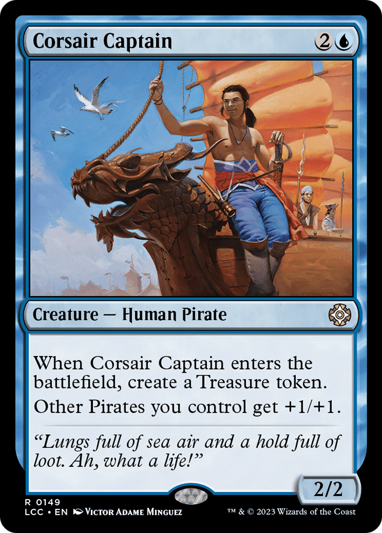 Corsair Captain (LCC-149) - The Lost Caverns of Ixalan Commander - Premium MTG Single from Wizards of the Coast - Just $0.08! Shop now at Game Crave Tournament Store