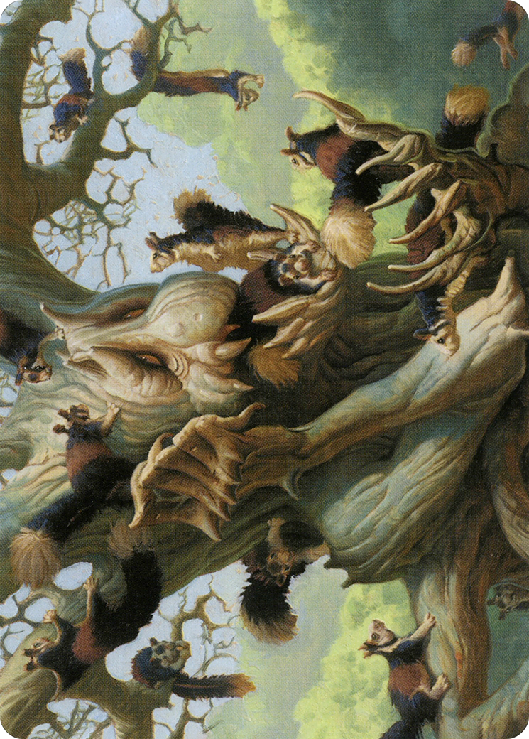 Scurry Oak // Scurry Oak (AMH2-040) - Modern Horizons 2 Art Series (Borderless) - Premium MTG Single from Wizards of the Coast - Just $0! Shop now at Game Crave Tournament Store