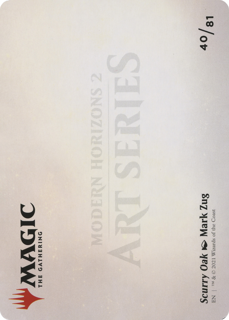 Scurry Oak // Scurry Oak (AMH2-040) - Modern Horizons 2 Art Series (Borderless) Foil - Premium MTG Single from Wizards of the Coast - Just $0! Shop now at Game Crave Tournament Store