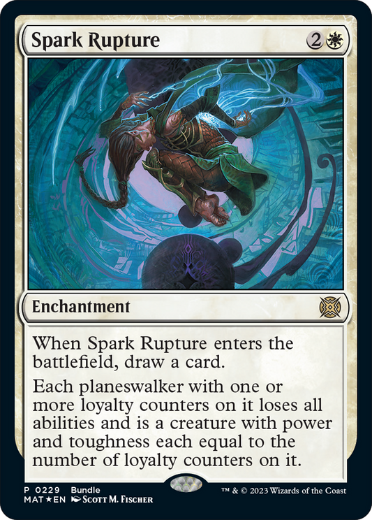 Spark Rupture (MAT-229) - March of the Machine: The Aftermath Foil - Premium MTG Single from Wizards of the Coast - Just $0.08! Shop now at Game Crave Tournament Store