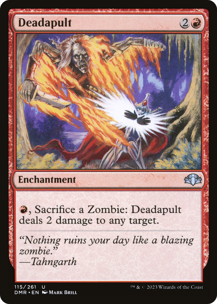 Deadapult (DMR-115) - Dominaria Remastered Foil - Premium MTG Single from Wizards of the Coast - Just $0.25! Shop now at Game Crave Tournament Store