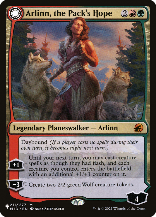 Arlinn, the Pack's Hope // Arlinn, the Moon's Fury (PCTB-037) - From Cute to Brute: (Double Faced Transform) - Premium MTG Single from Wizards of the Coast - Just $0.56! Shop now at Game Crave Tournament Store