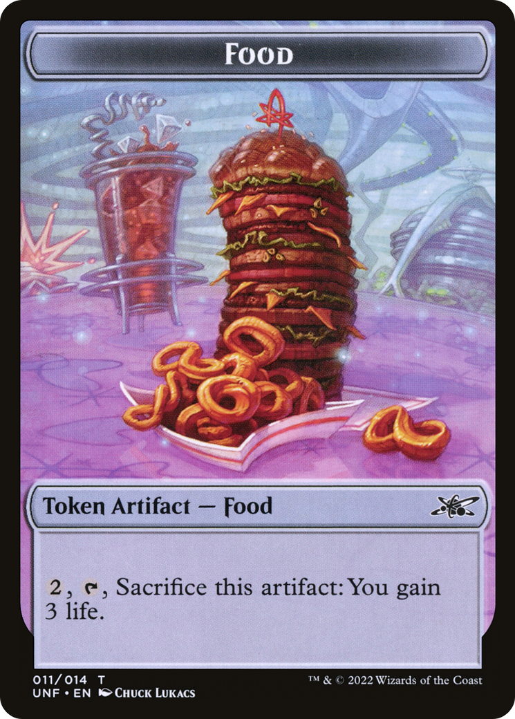 Food (TUNF-011) - Unfinity Tokens - Premium MTG Single from Wizards of the Coast - Just $0.08! Shop now at Game Crave Tournament Store