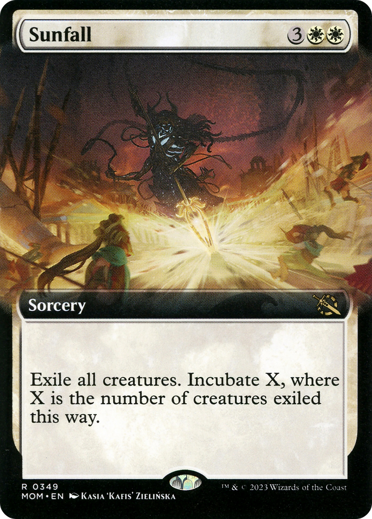 Sunfall (MOM-349) - March of the Machine: (Extended Art) - Premium MTG Single from Wizards of the Coast - Just $1.96! Shop now at Game Crave Tournament Store