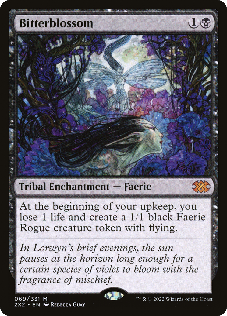 Bitterblossom (2X2-069) - Double Masters 2022 - Premium MTG Single from Wizards of the Coast - Just $3.94! Shop now at Game Crave Tournament Store