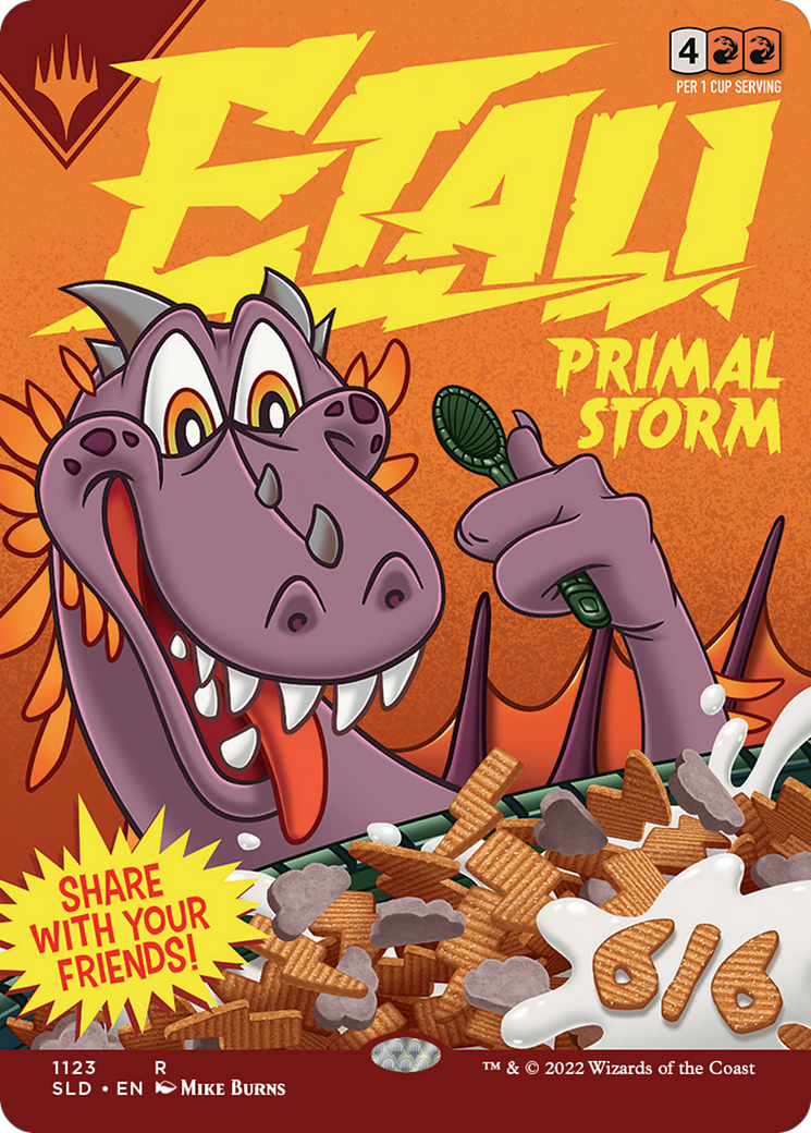 Etali, Primal Storm // Etali, Primal Storm (SLD-1123) - Secret Lair Drop (Borderless) - Premium MTG Single from Wizards of the Coast - Just $7.03! Shop now at Game Crave Tournament Store