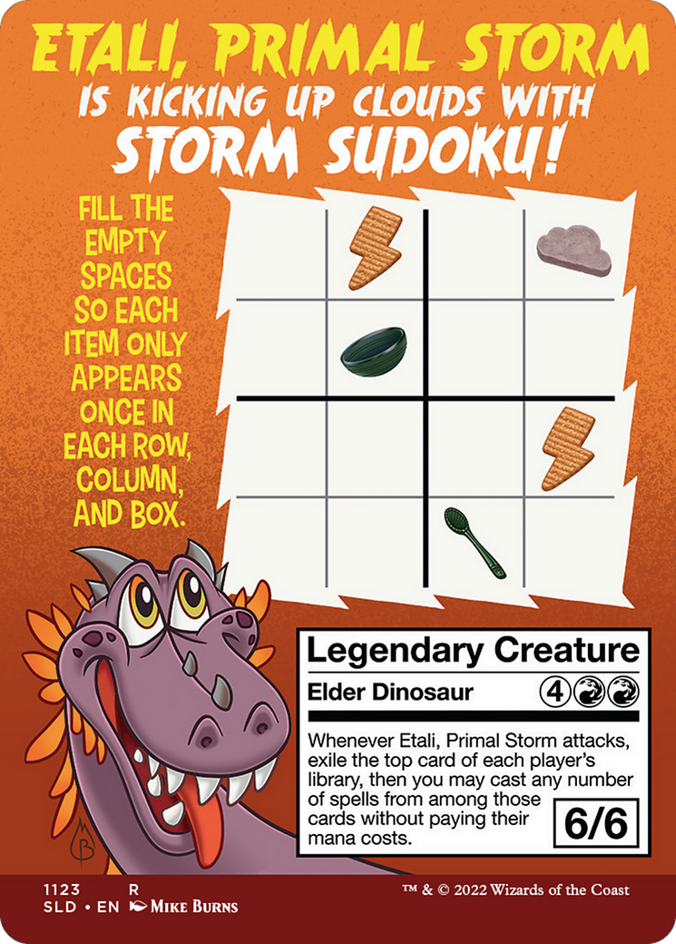 Etali, Primal Storm // Etali, Primal Storm (SLD-1123) - Secret Lair Drop (Borderless) - Premium MTG Single from Wizards of the Coast - Just $7.03! Shop now at Game Crave Tournament Store