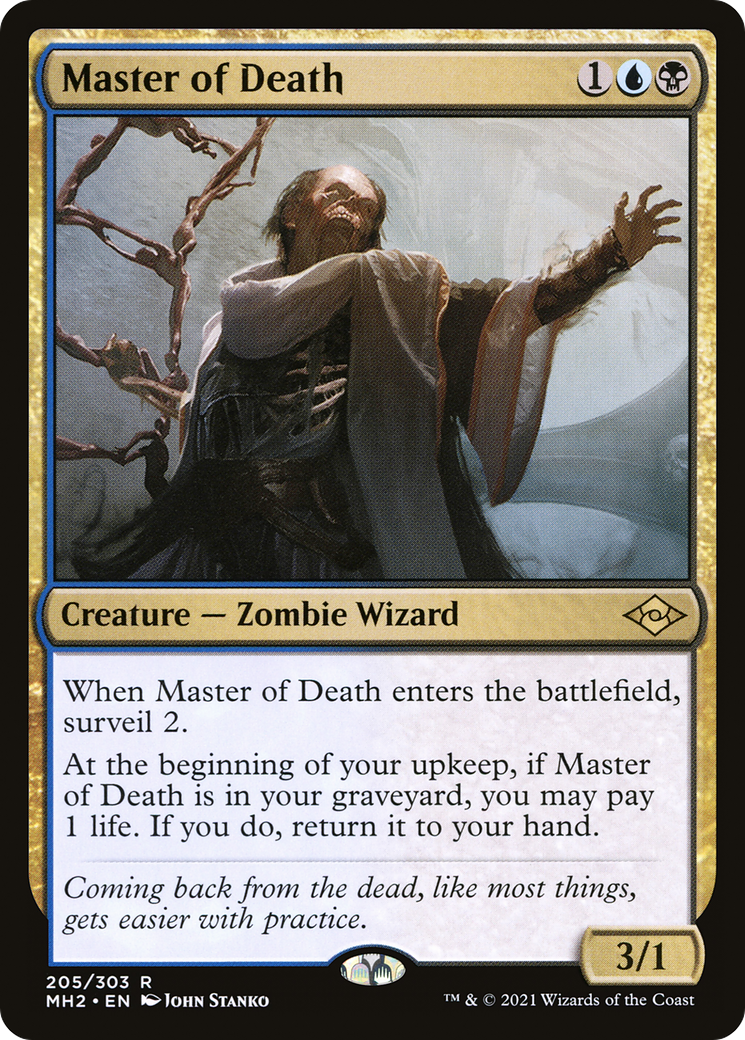 Master of Death (MH2-205) - Modern Horizons 2 - Premium MTG Single from Wizards of the Coast - Just $0.25! Shop now at Game Crave Tournament Store