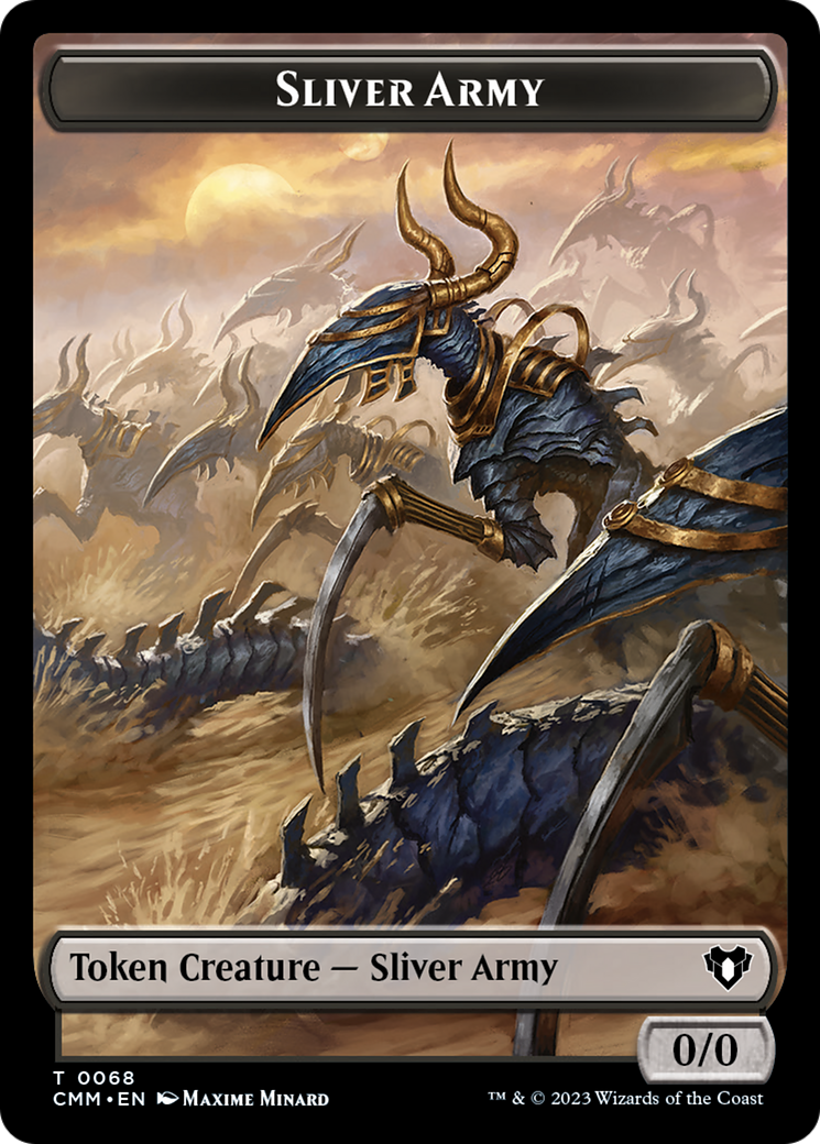 Sliver Army (TCMM-068) - Commander Masters Tokens - Premium MTG Single from Wizards of the Coast - Just $0! Shop now at Game Crave Tournament Store