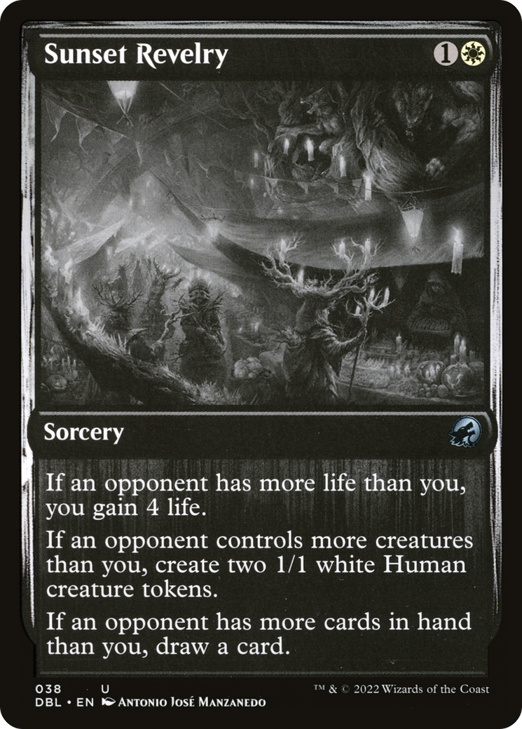 Sunset Revelry (DBL-038) - Innistrad: Double Feature Foil - Premium MTG Single from Wizards of the Coast - Just $0.43! Shop now at Game Crave Tournament Store