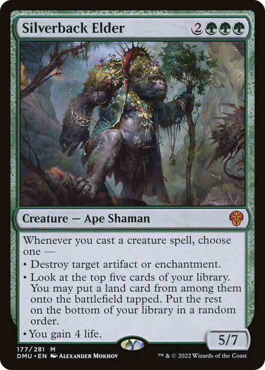 Silverback Elder (DMU-177) - Dominaria United - Premium MTG Single from Wizards of the Coast - Just $1.31! Shop now at Game Crave Tournament Store