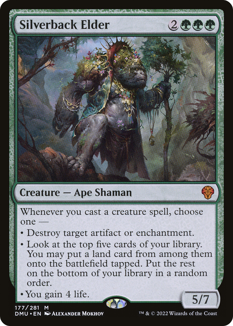 Silverback Elder (DMU-177) - Dominaria United Foil - Premium MTG Single from Wizards of the Coast - Just $1.20! Shop now at Game Crave Tournament Store