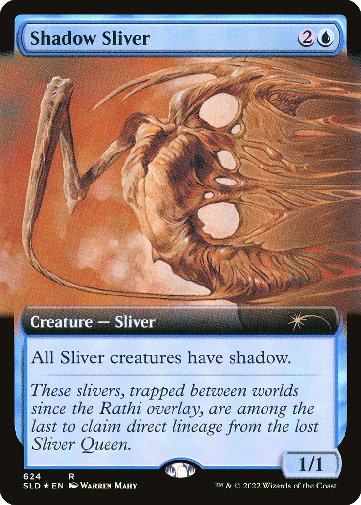 Shadow Sliver (SLD-624) - Secret Lair Drop: (Extended Art) Foil - Premium MTG Single from Wizards of the Coast - Just $0.71! Shop now at Game Crave Tournament Store