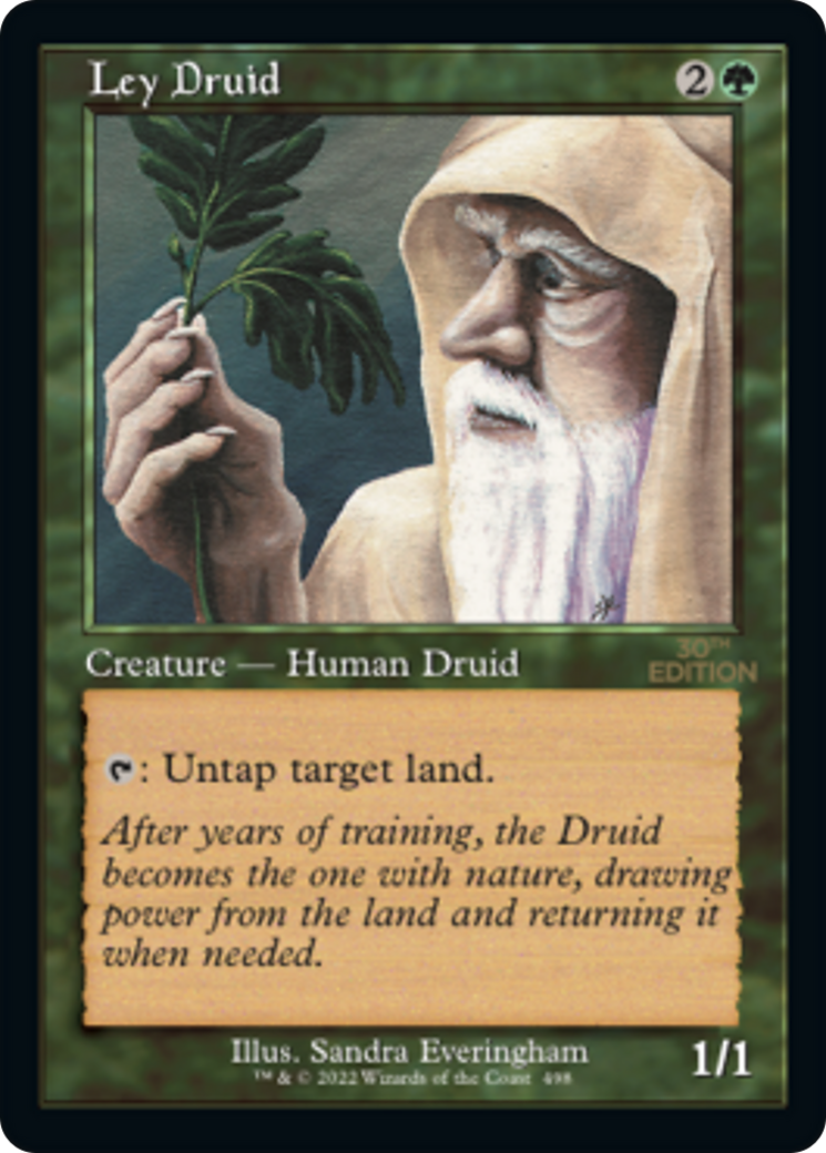 Ley Druid (30A-498) - 30th Anniversary Edition - Premium MTG Single from Wizards of the Coast - Just $0! Shop now at Game Crave Tournament Store