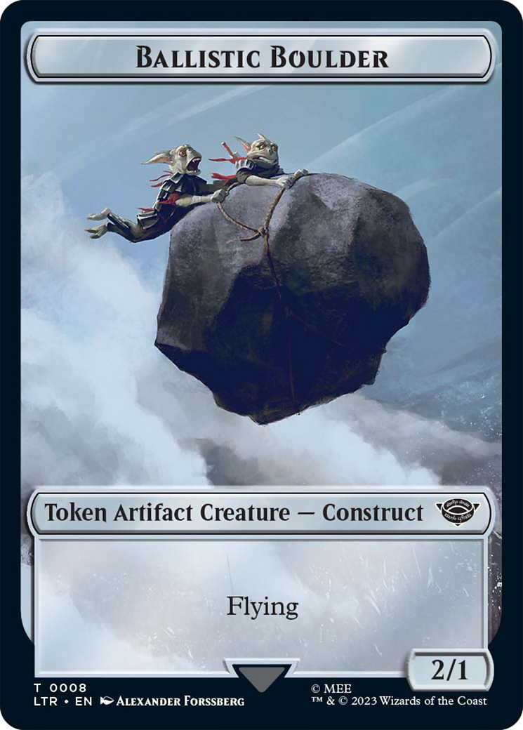 Ballistic Boulder (TLTR-008) - Tales of Middle-earth Tokens - Premium MTG Single from Wizards of the Coast - Just $0! Shop now at Game Crave Tournament Store