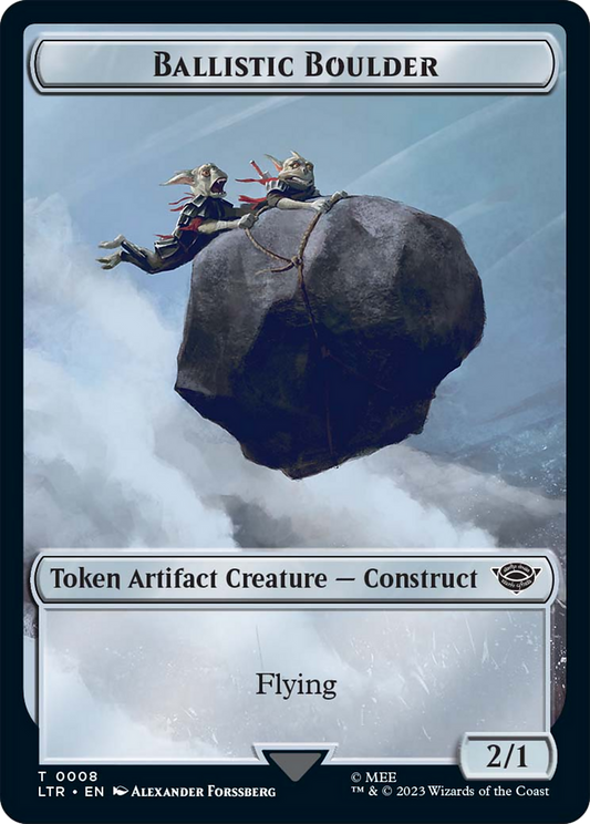 Ballistic Boulder (TLTR-008) - Tales of Middle-earth Tokens - Premium MTG Single from Wizards of the Coast - Just $0! Shop now at Game Crave Tournament Store