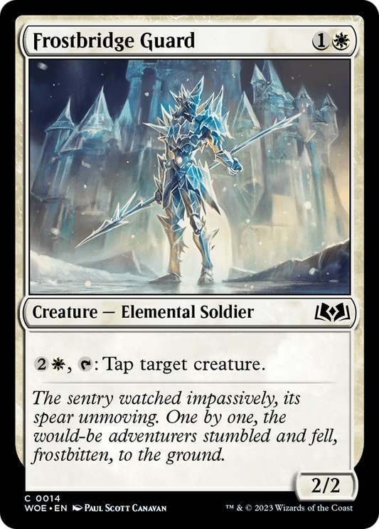 Frostbridge Guard (WOE-014) - Wilds of Eldraine - Premium MTG Single from Wizards of the Coast - Just $0.08! Shop now at Game Crave Tournament Store