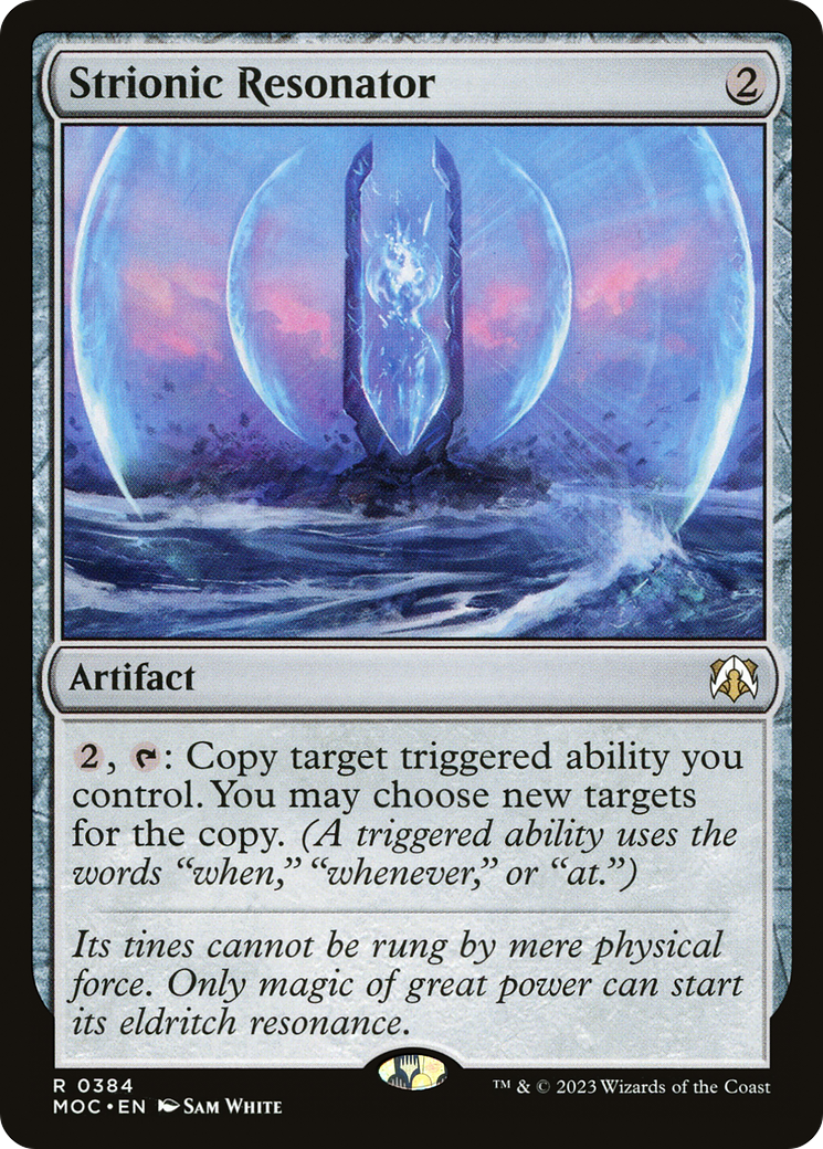 Strionic Resonator (MOC-384) - March of the Machine Commander - Premium MTG Single from Wizards of the Coast - Just $1.31! Shop now at Game Crave Tournament Store