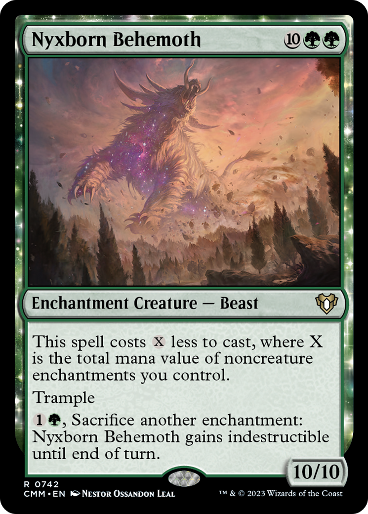 Nyxborn Behemoth (CMM-742) - Commander Masters: (nyxtouched) - Premium MTG Single from Wizards of the Coast - Just $0.08! Shop now at Game Crave Tournament Store