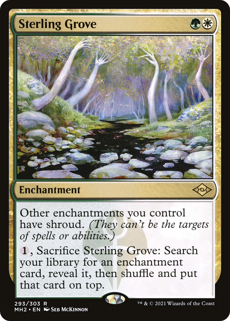 Sterling Grove (MH2-293) - Modern Horizons 2 - Premium MTG Single from Wizards of the Coast - Just $2.43! Shop now at Game Crave Tournament Store