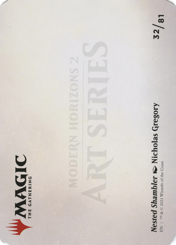 Nested Shambler // Nested Shambler (AMH2-032) - Modern Horizons 2 Art Series (Borderless) - Premium MTG Single from Wizards of the Coast - Just $0! Shop now at Game Crave Tournament Store