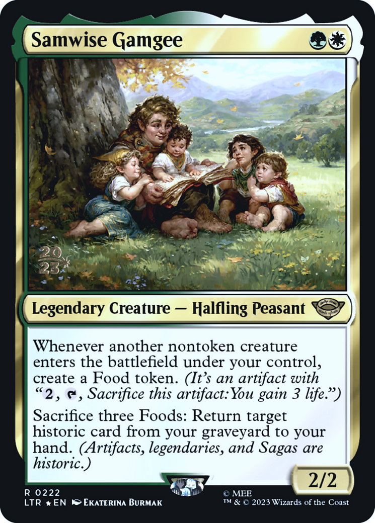 Samwise Gamgee (PLTR-222S) - Tales of Middle-earth Promos Foil - Premium MTG Single from Wizards of the Coast - Just $1.40! Shop now at Game Crave Tournament Store
