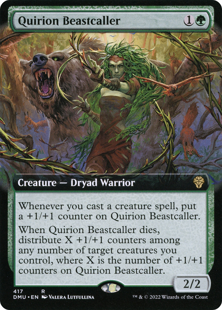 Quirion Beastcaller (DMU-417) - Dominaria United: (Extended Art) - Premium MTG Single from Wizards of the Coast - Just $0.08! Shop now at Game Crave Tournament Store